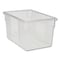Rubbermaid Commercial Food/Tote Boxes, 21 1/2gal, 26w x 18d x 15h, Clear FG330100CLR - alternate 3